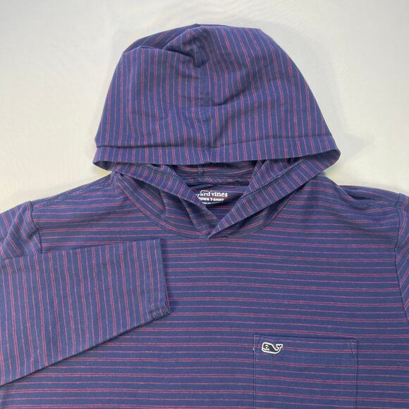 Vineyard Vines Mens Edgartown Long Sleeve Hooded T-Shirt Size Medium - Picture 2 of 7